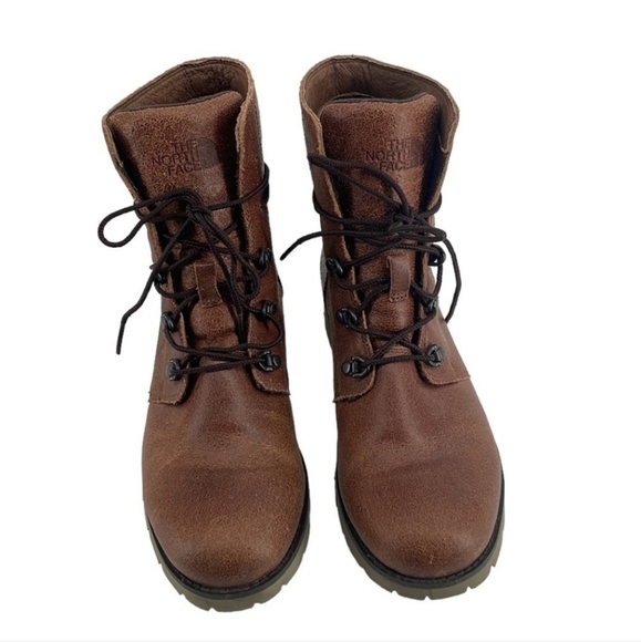 THE North Face Ballard Lace II Leather Boots. Ladies Size 7. Brown - Picture 4 of 9